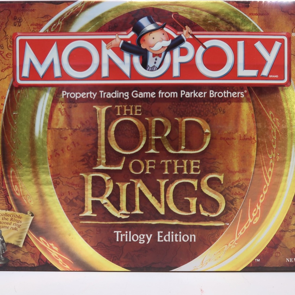 2003 Lord of the Rings Monopoly Trilogy Edition Complete Parker Brothers